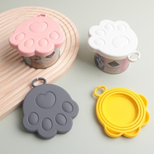 Cat Can Lid, Fresh-Keeping Silicone Lid, Pet Universal Sealing Lid, Food-Grade Silicone Can Sealing Lid Wholesale