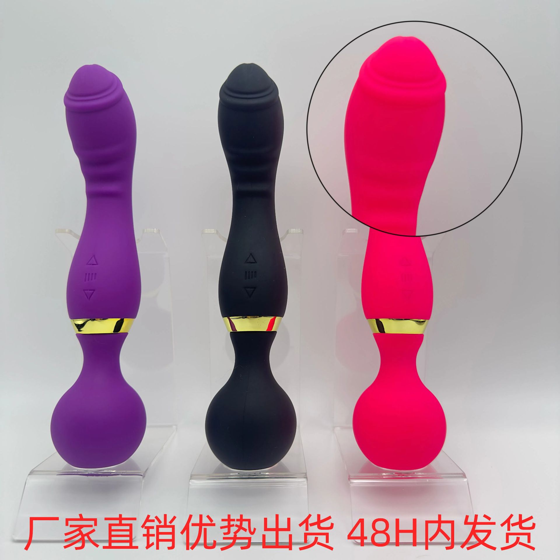 Hot selling support distribution G-spot into the body double-head vibration av stick female sex sex products female adult sex products