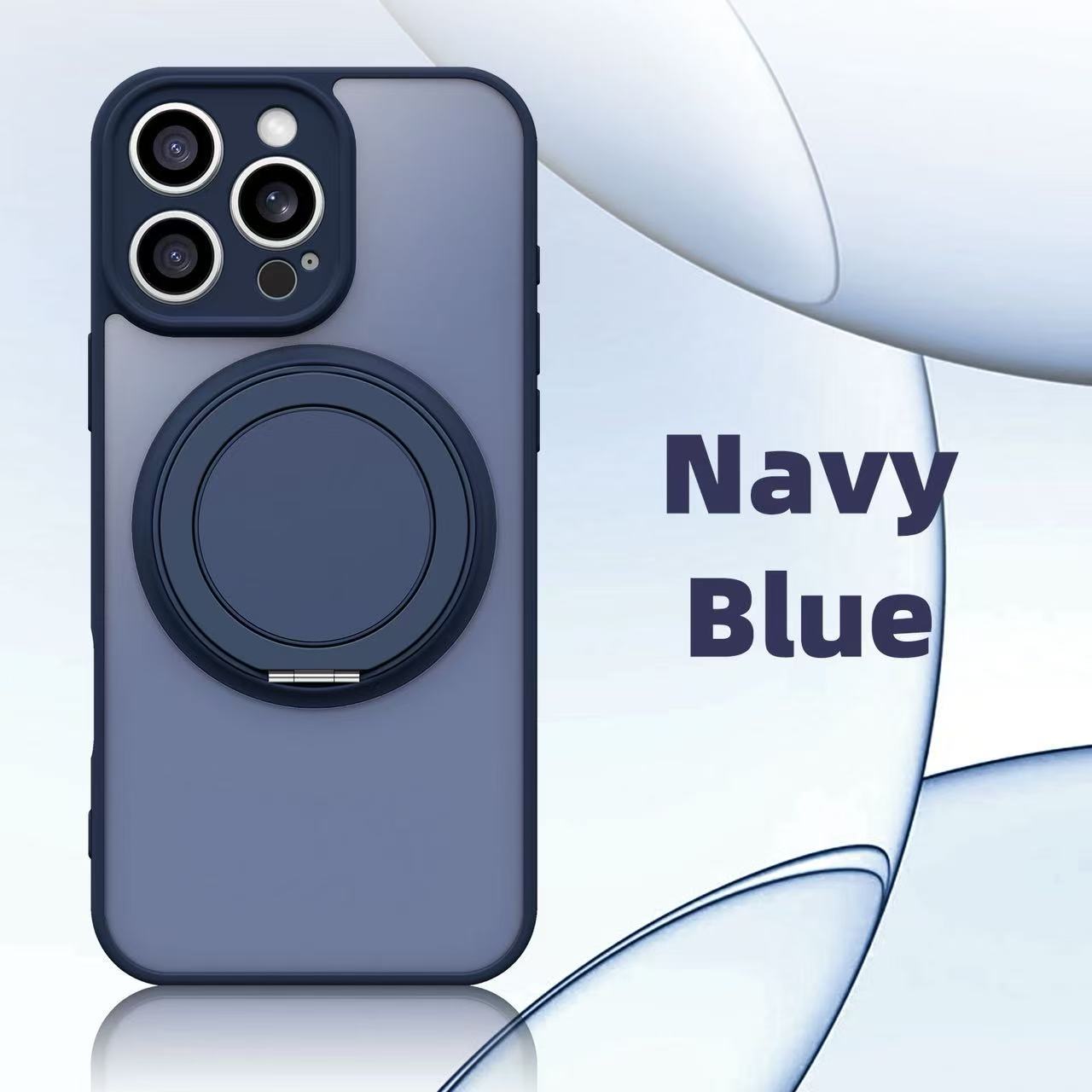 Funda para teléfono móvil iPhone 17, nueva, con tacto de piel, mate, con soporte magnético integrado de 360 grados, compatible con la funda de Apple 16PROMAX