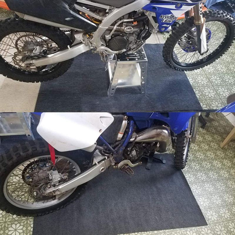 定做防渗吸油地垫亚马逊热卖车库露营防潮浴盆毛毡垫防滑防水