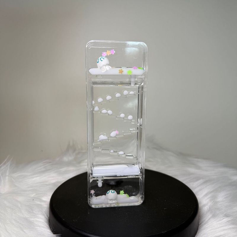 クリエイティブな減圧スライドオイル漏れオイルドリップデスクトップ装飾品液体砂時計学生の誕生日プレゼント子供の装飾|undefined