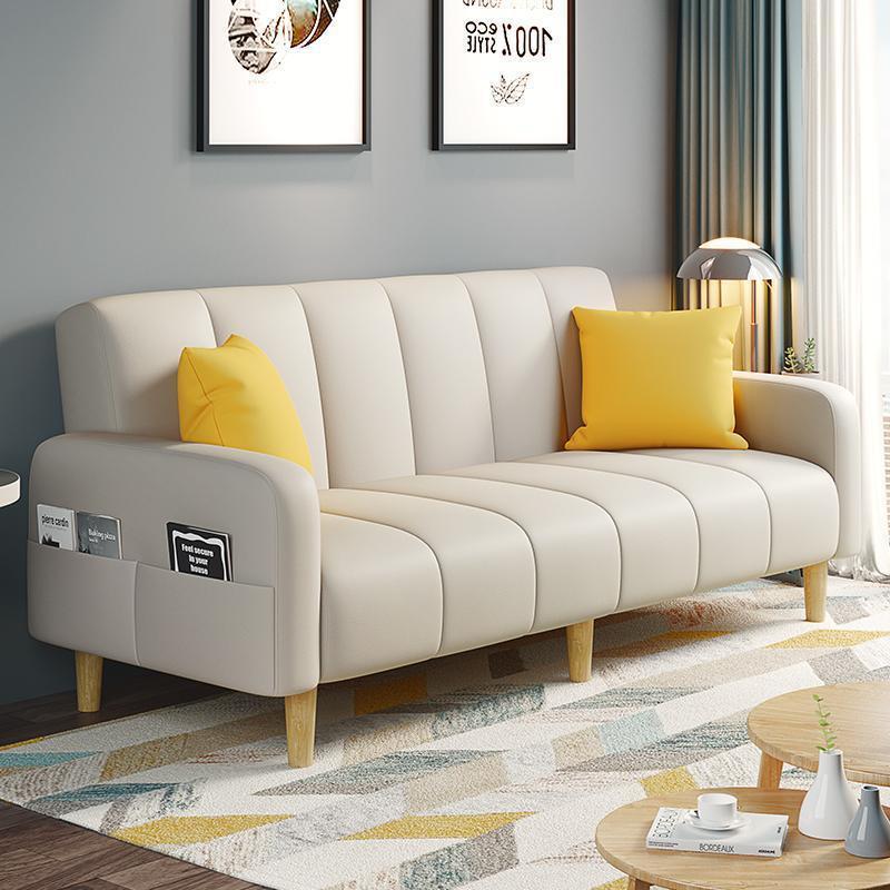 Ym Sofa Bed Dual-Use Foldable Multifunctional Double/Three-Seater Small Apartment Living Room Internet Celebrity Fabric Sofa