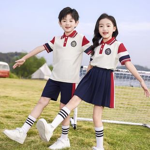 Accept Orders to Produce Primary School Uniforms, Summer Three-Piece Sets, Children's British Style Baseball Uniforms, Class Uniforms, Kindergarten Uniforms