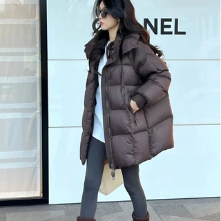 韩版高级感蓬松羽绒棉服女设计感宽松百搭大码加厚面包服棉袄外套