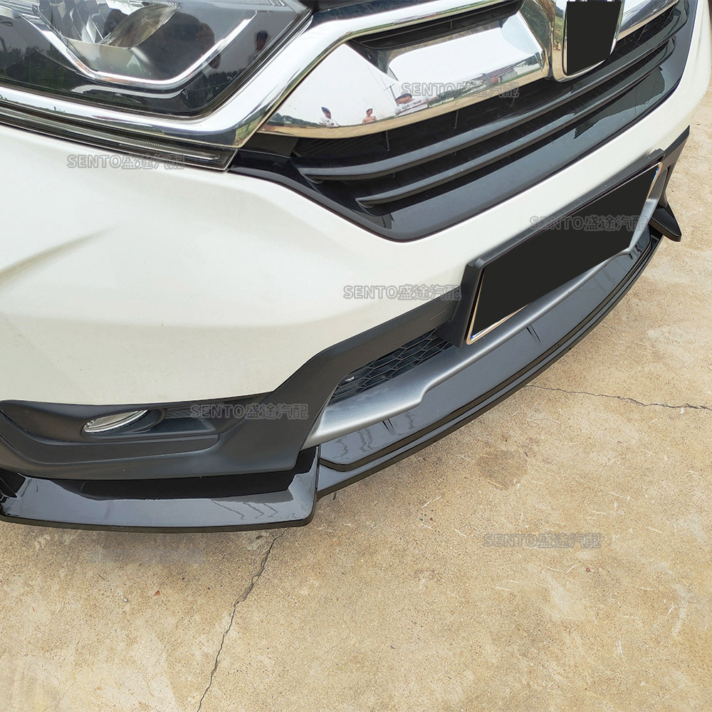 Suitable for 2017-2020 Honda CRV modified front shovel car small surround front bumper front lip lower lip appearance decoration