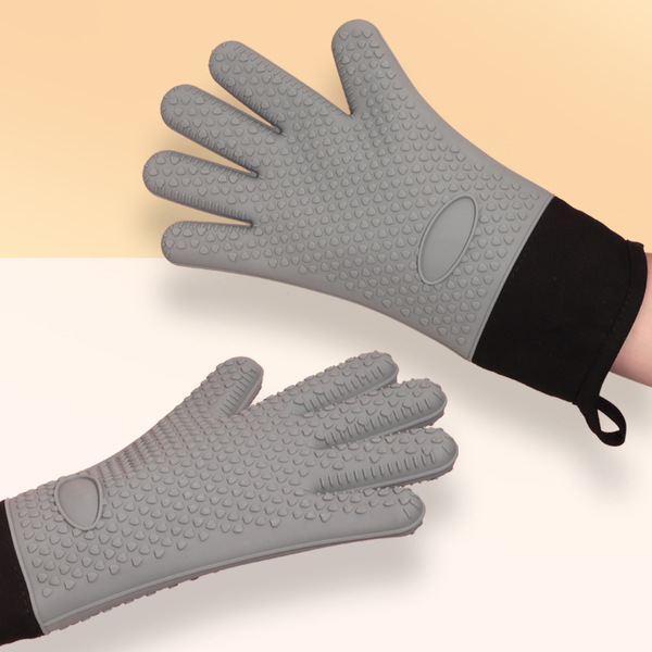 Silicone non-slip gloves heart shaped