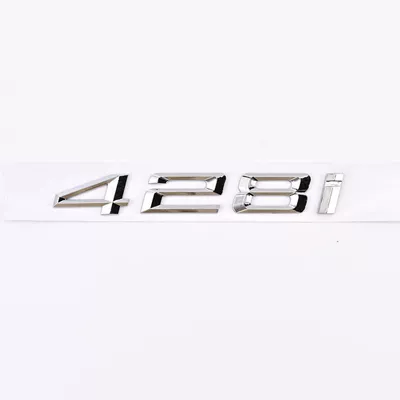 Car logo: rear emblem, 435i displacement badge