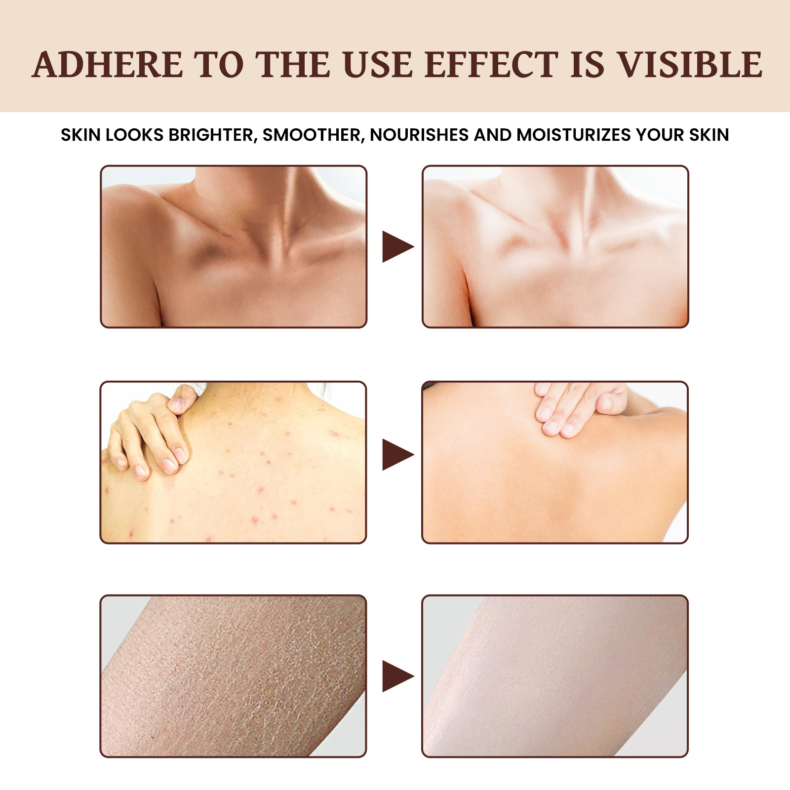 EELHOE Coffee Anti-Wrinkle Body Lotion Αναζωογονητικό, ευαίσθητο, λαμπερό, επανορθώνει το ξηρό δέρμα και ομορφαίνει γαλάκτωμα σώματος_voghion.com