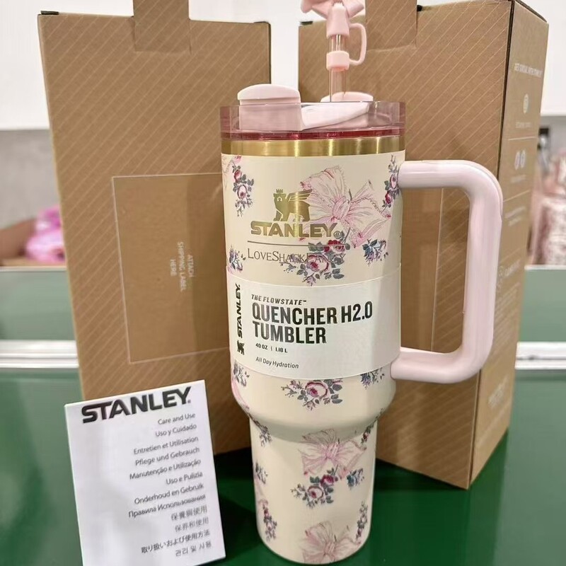 亚马逊现货史丹利stanley2代40OZ大容量不锈钢车载保温杯|undefined
