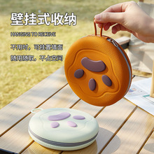 跨境新款可爱宠物硅胶双用饮水碗户外便携折叠收纳猫猫宠物碗