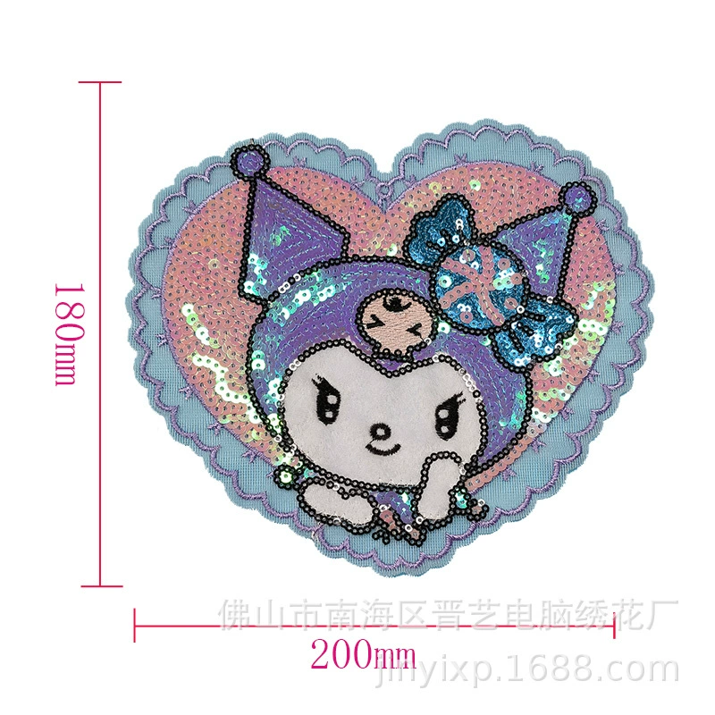 Саниpо мультфильм Югui пёс 쿠로미 Мерте Титу пёс Набор фраг Embroidery файл нашивка нашивка нити вышивки