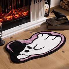 クロスボーダー特殊形状ハロウィン模造カシミアフロアマットリビングルーム寝室装飾マットバスルーム吸水性滑り止めお手入れが簡単なドアマット