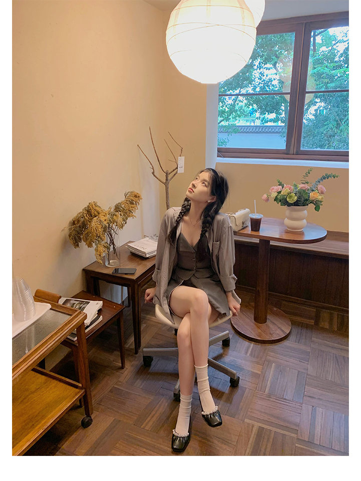 Giày búp bê nữ mũi vuông gót thấp đế mềm phối ngọc trai, kiểu Mary Jane thanh lịch — Màu nâu, Màu trắng, Màu đen chi tiết 57