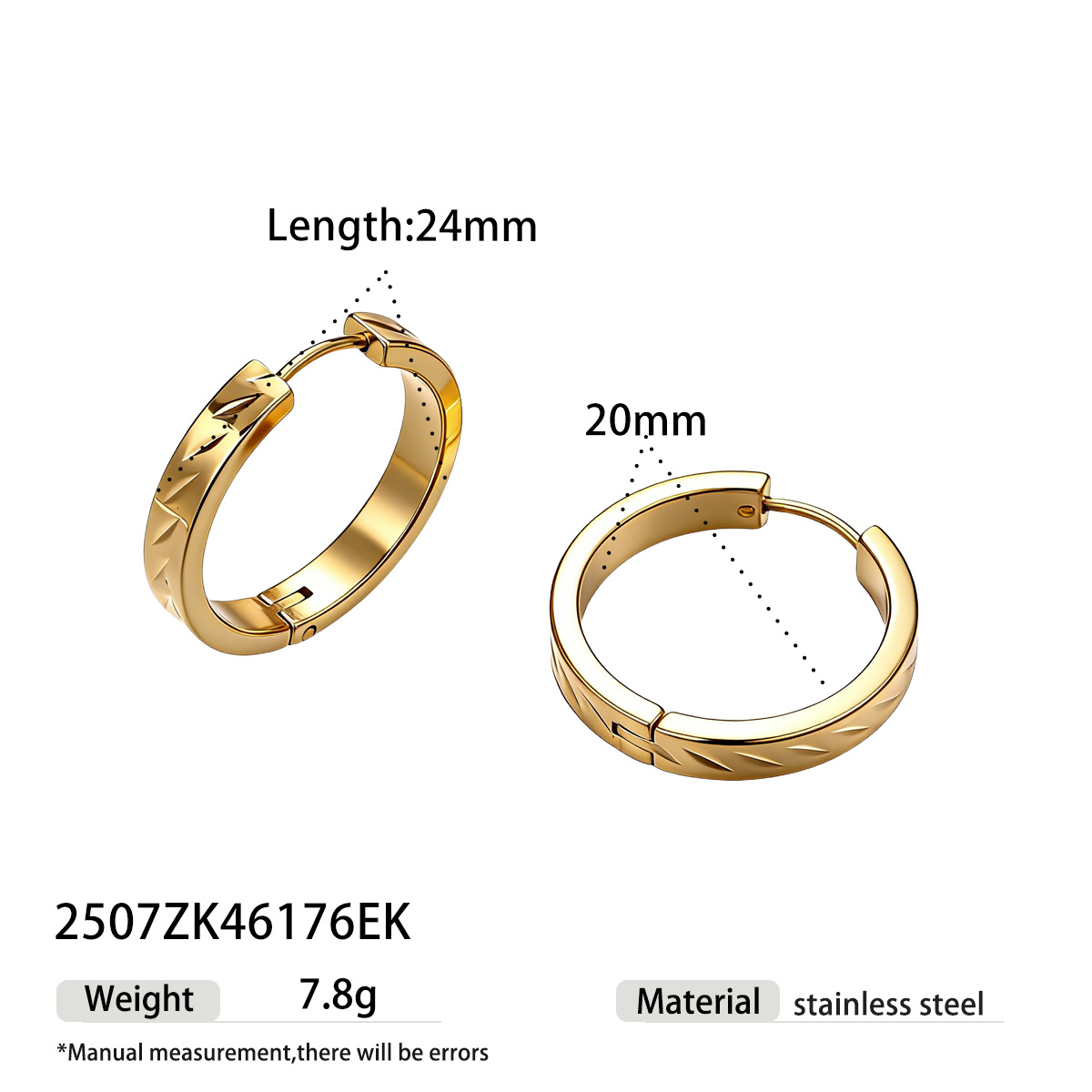TENA Europa y los Estados Unidos venta transfronteriza aretes de acero de titanio ligero lujo alto sentido de moda personalidad de acero inoxidable joyas de orejas