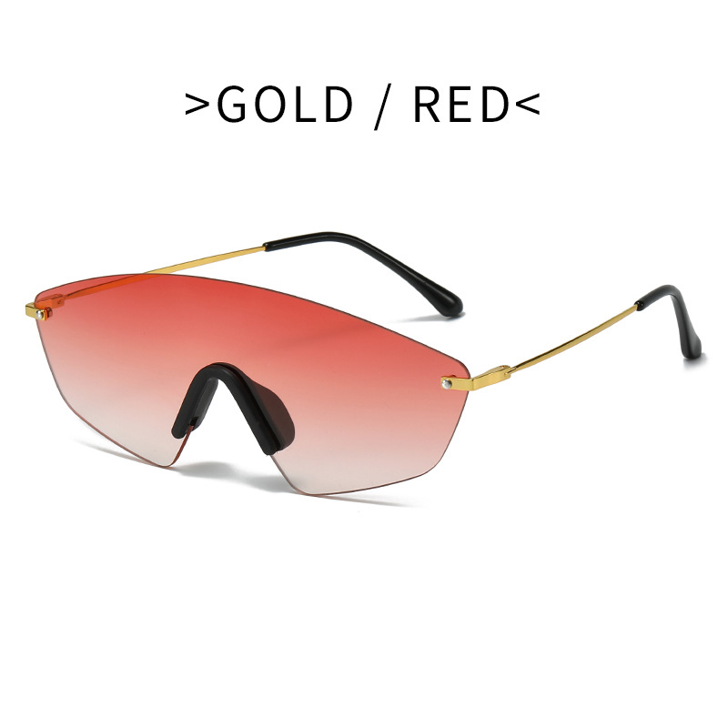 Marco oro doble rojo