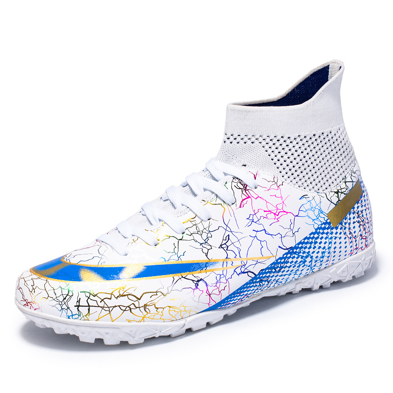 Binbinniao zapatos de fútbol transfronterizos de uñas rotas largas para hombres y mujeres Zapatos altos al aire libre cómodos transpirables antideslizantes zapatos de entrenamiento de moda