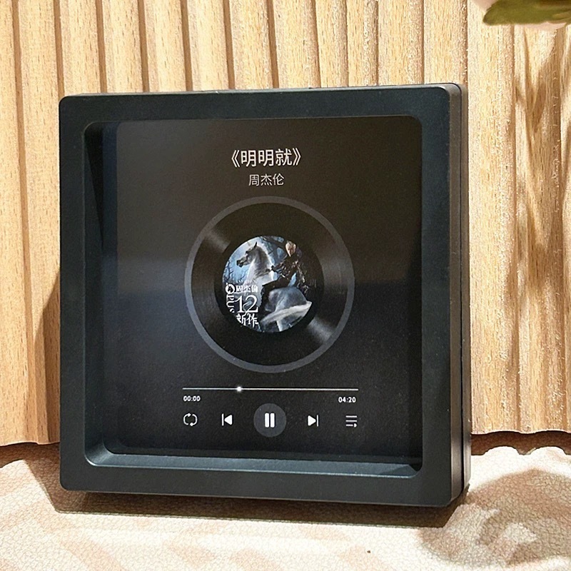 歌う音楽冷蔵庫マグネットフォトフレームビニールレコード、カップル、友人、親友向け|undefined