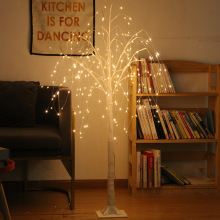 led仿真白桦树灯圣诞家居节日摆放装饰树灯温馨庭院景观树灯