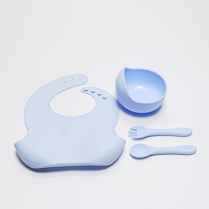 子供用ディナープレート、落下防止および火傷防止食器、ベビーシリコンフードボウル、ベビーボウルとスプーンセット、食事トレーニング吸盤ボウル|undefined