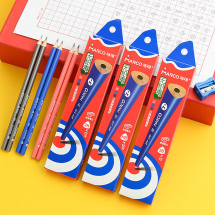 Marco 9002 estudiante triángulo lápiz HB/2B corrección agarre lápiz Escuela Primaria estudiante papelería aprendizaje