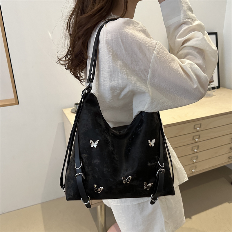 Bolsas de gran capacidad para mujeres 2024 nuevo verano de alto nivel nicho nicho viaje tote de hombro mochila de hombro