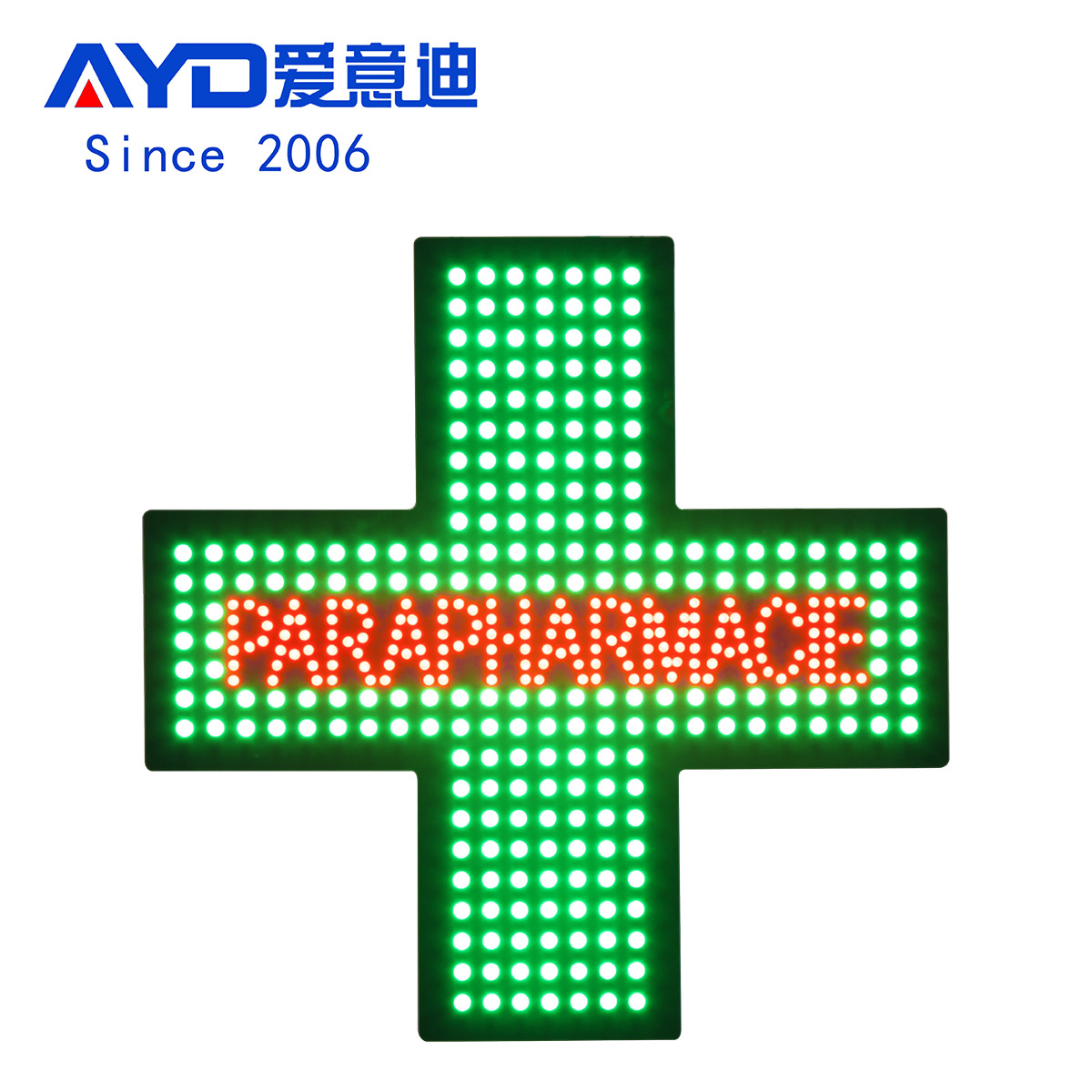 LED PARAPHARMACIE SIGN十字架CE认证广告牌十字灯室内悬挂招牌