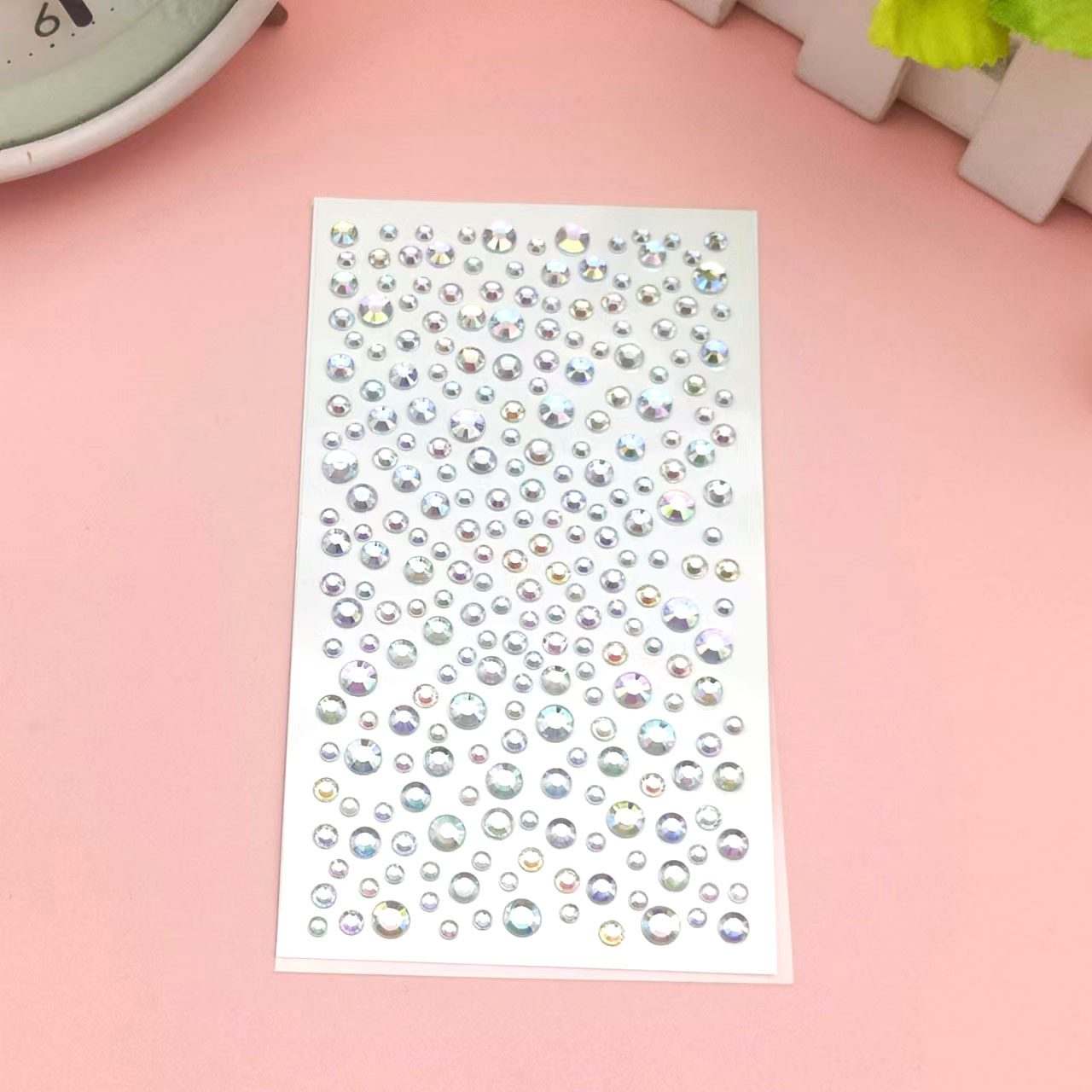 화이트 AB 안개꽃 7.5*13CM