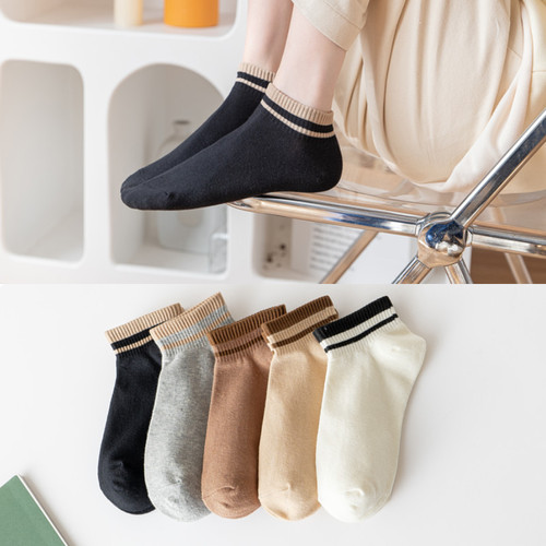 Socks for women, spring short socks, women's ins fashion socks, internet celebrity sports Japanese short socks, women's spring and autumn boat socks