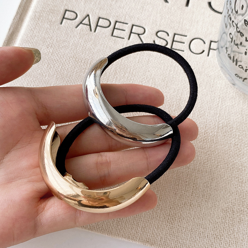 Hair Tie Hair Accessories Type Women's Simple Style Classic Style Color Block Metal Hair Tie