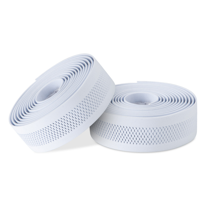 Correa de mango de bicicleta de carretera PROMEND transfronteriza 081 correa de envoltura transpirable hueca en relieve guantes de Mango antideslizante que absorben el sudor