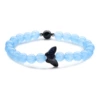 Blue Chalcedon+Blue Sand Butterfly
