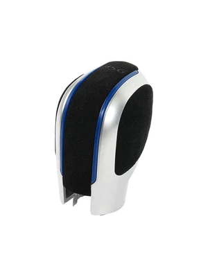 Modification Parts Gear Shift Head: Cab and accessories - velvet-leather-blue-edge