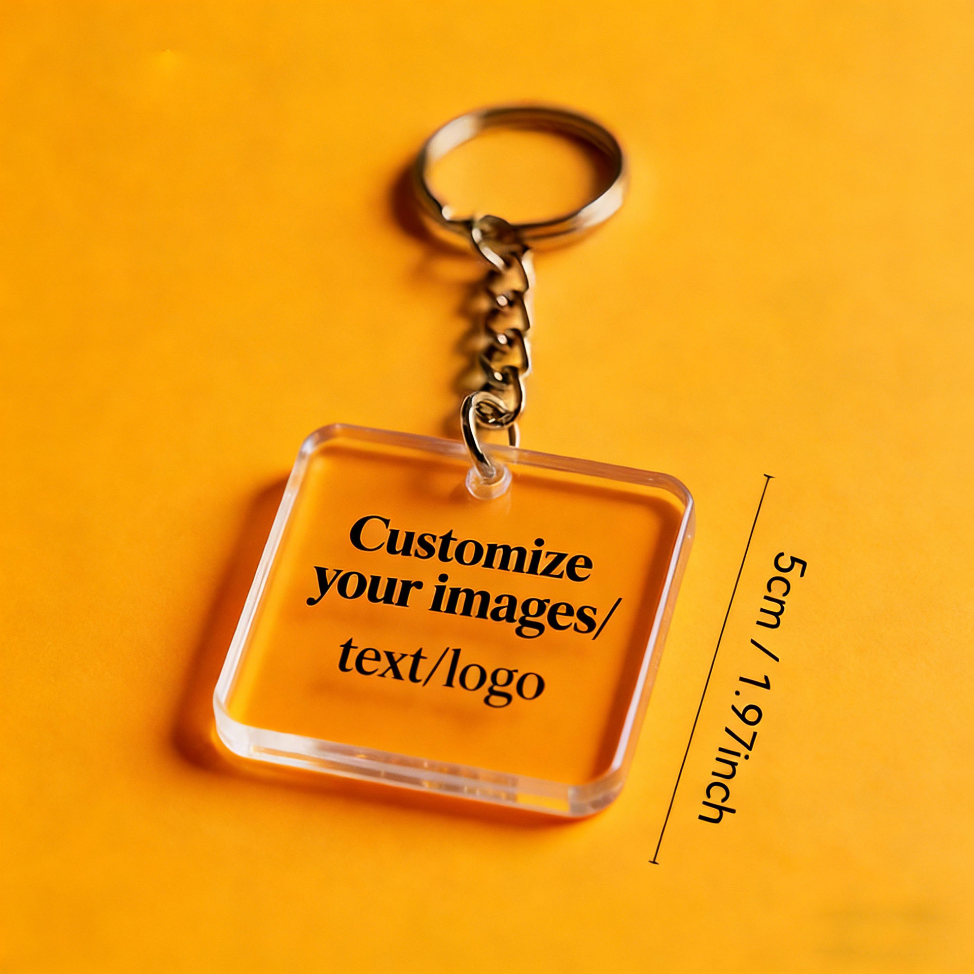 acrylic cartoon keychain