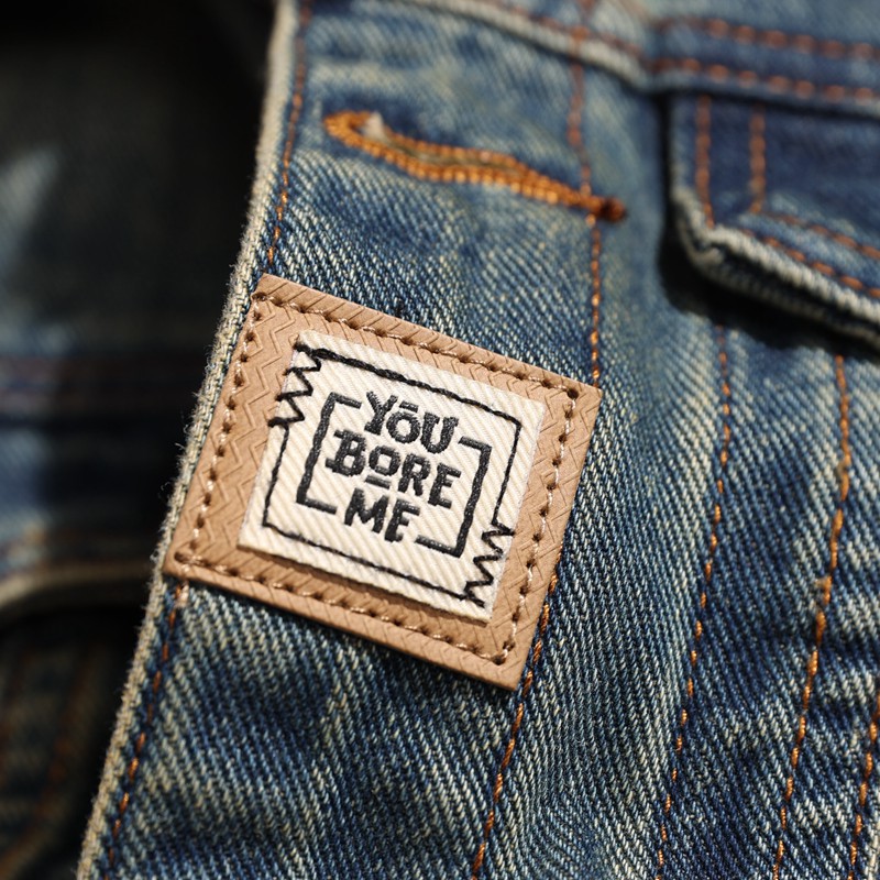 Herr denimjacka retro höst vinter tvättad slim trendig stil_voghion.com