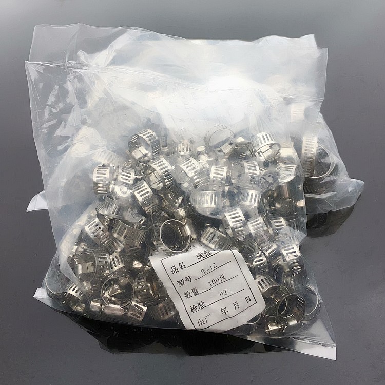 Acero inoxidable manguera abrazadera abrazadera abrazadera abrazadera de tubería de gas abrazadera de tubería de pulgada abrazadera llave abrazadera de tubería de agua