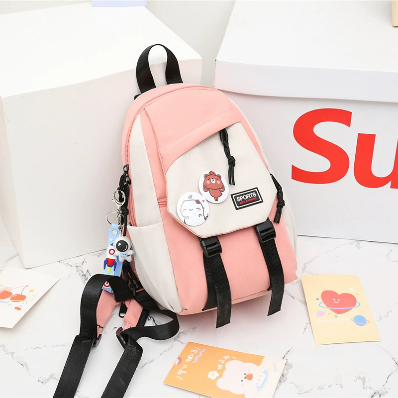 traveler's chest bag, small bag, cute backpack for going out, one-shoulder shoulder bag
