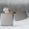 Zippo windproof kerosene lighter US version of the classic chrome -plated matte light board 205 205