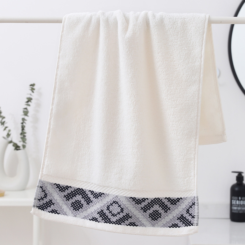 Toalha de rosto em algodão macio e muito absorvente para casa_voghion.com