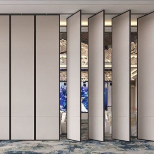 Hotel Movable Partition Wall, Hotel Box, Conference Room, Mobile Partition, Sliding Folding Screen, Hanging Rail Movable Door