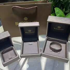 莱克布契拉提包装盒BUCCELLATI戒指 吊坠 项链 翻盖盒首饰包装盒