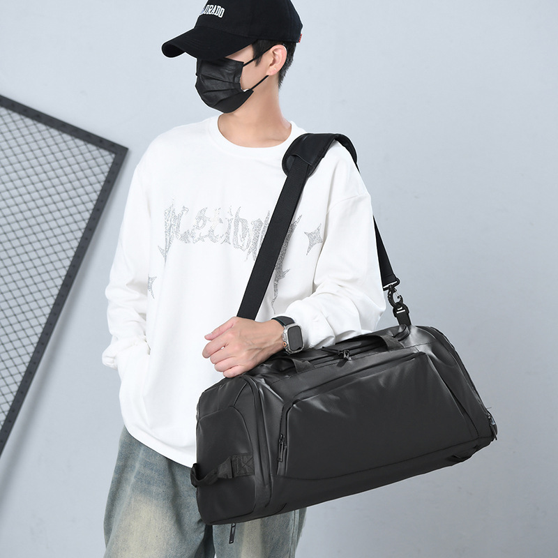 Bolsa de fitness, bolsa de viaje transfronteriza, bolsa de separación seca y húmeda, bolsa de mano a prueba de salpicaduras, bolsa de viaje multifuncional para hombres