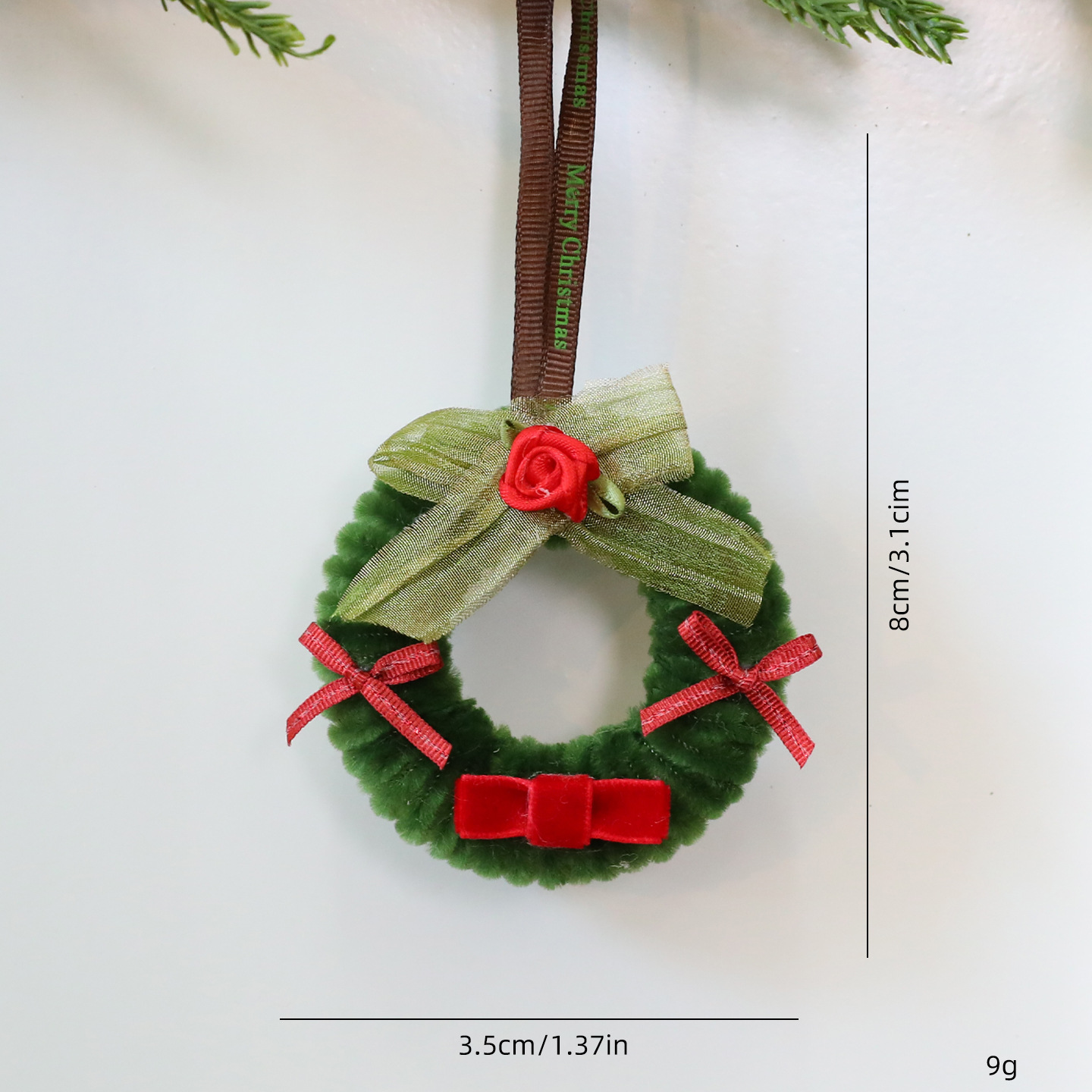 Shengyuan nuevo torsión varilla de tela de navidad colgante DIY árbol de Navidad decoración arco de guirlandas productos terminados