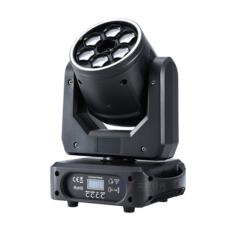 6 Ojo de abeja cabeza móvil luz de la barra de iluminación de la atmósfera de color KTV proyector de luz láser de luz de flash de colores luz del disco