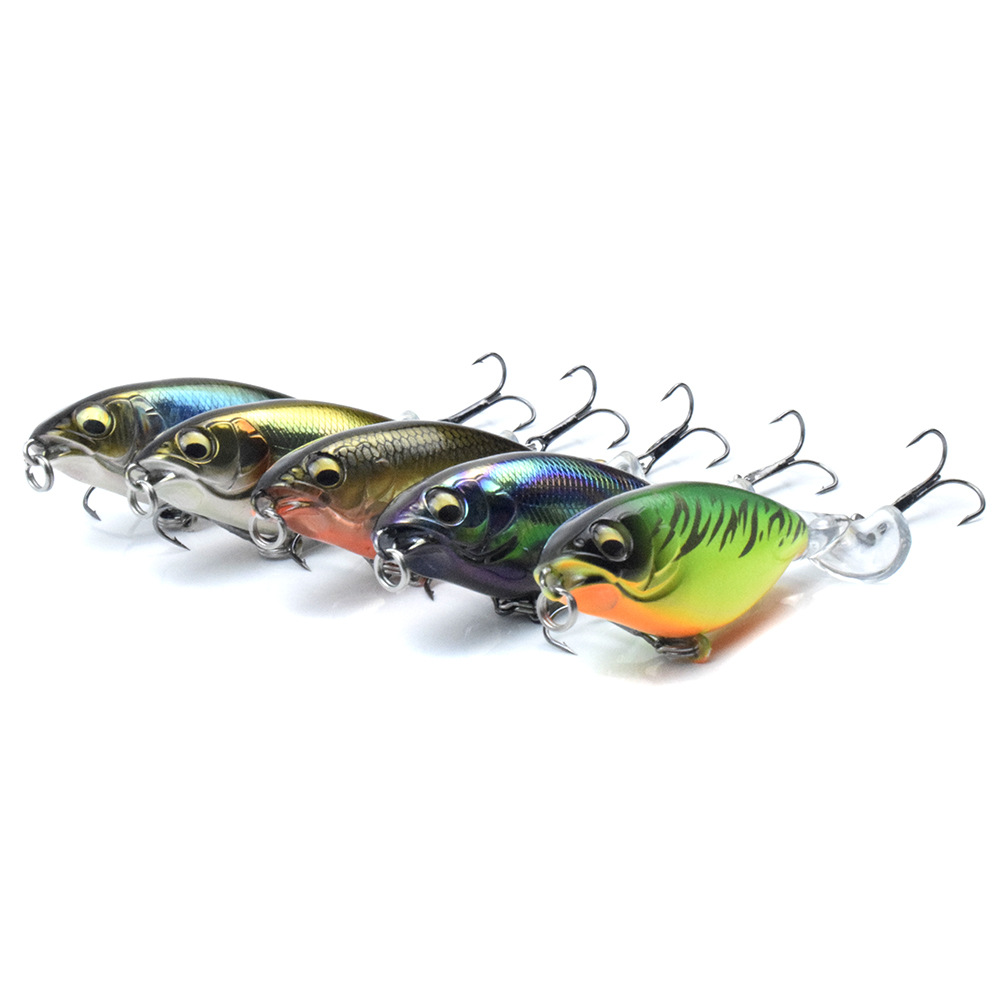 2 Pcs Whopper Plopper fishing lures bass trout Saltwater Sea Fishing Lure