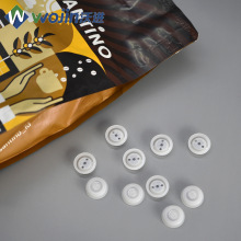 张家港厂家热销咖啡阀 PE塑料单向排气阀 旋塞式茶叶包装袋放气阀