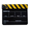 Yellow striped blackboard English three