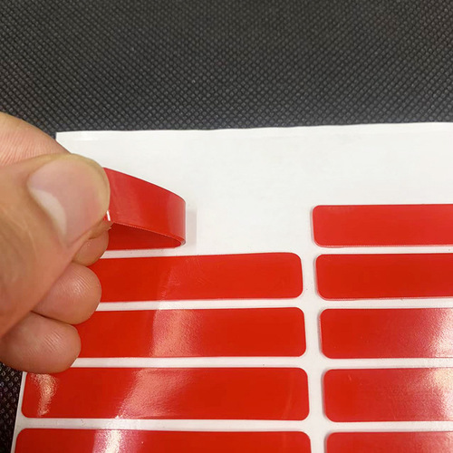 Manicure double-sided tape, acrylic transparent crystal tape, traceless removable nail color card display sticker