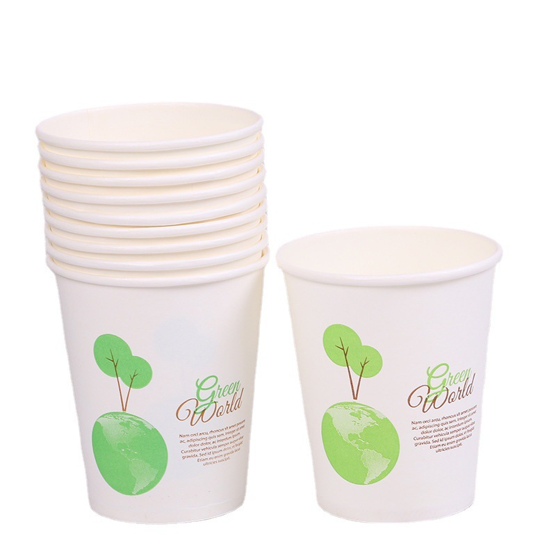 Tazas de papel desechables, tazas de papel comerciales domésticas, tazas de agua de oficina 230ml * 50