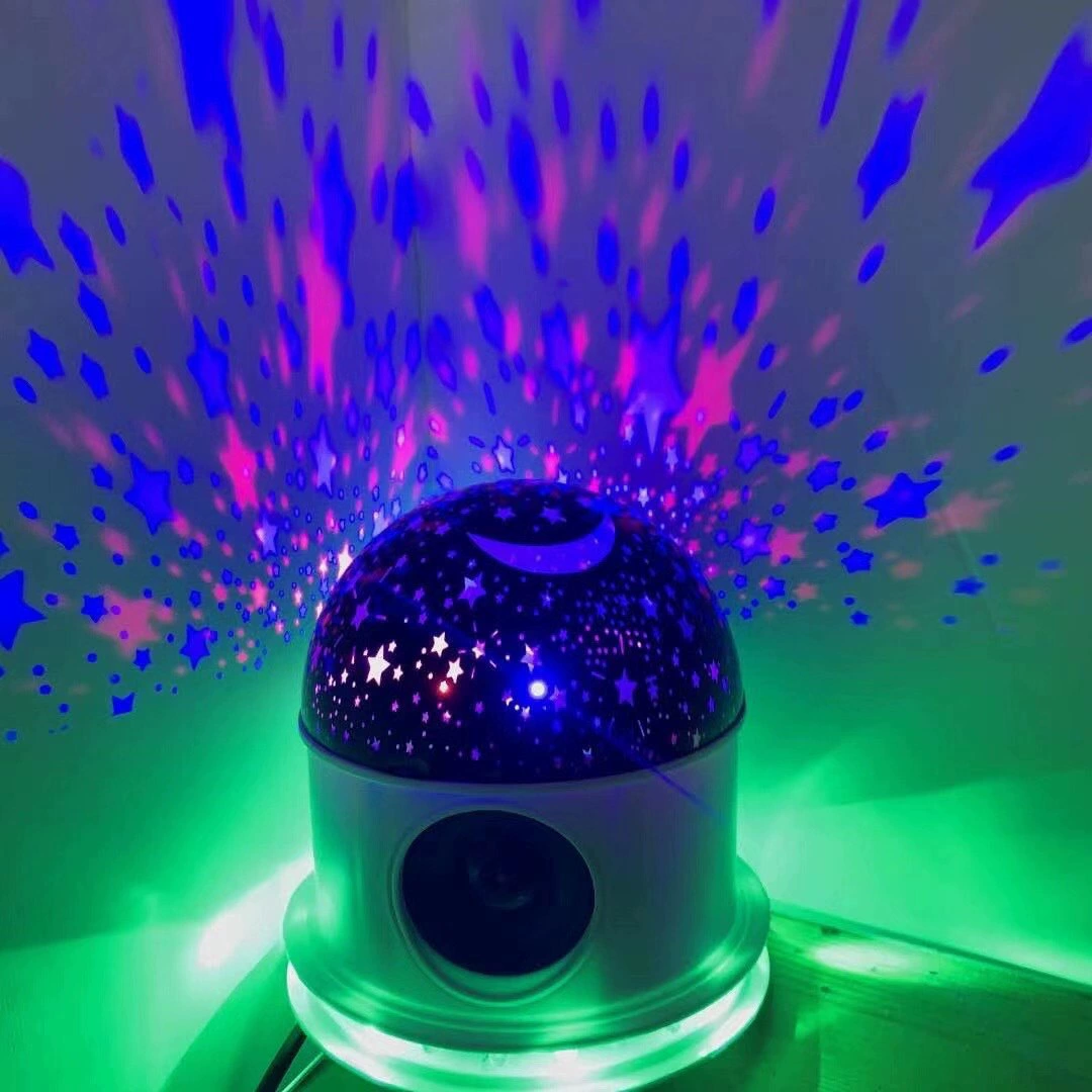 LED music starry sky with projector, colorful rotating light strip, bluetooth