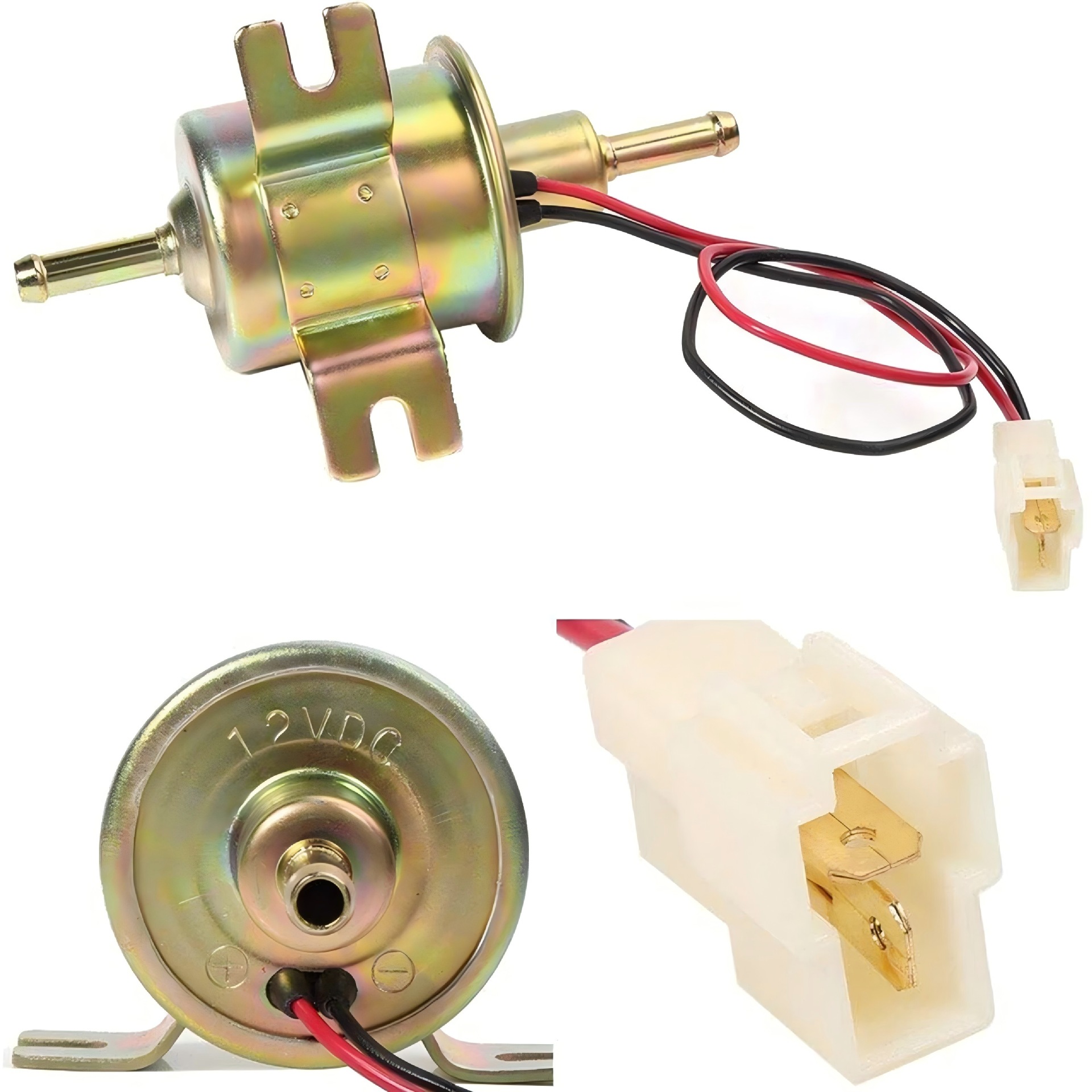 Factory Direct Sales Universal 12V Electronic Fuel Pump Diesel Pump Hep-02A Oil Pipe Filter Set for Car Modification
